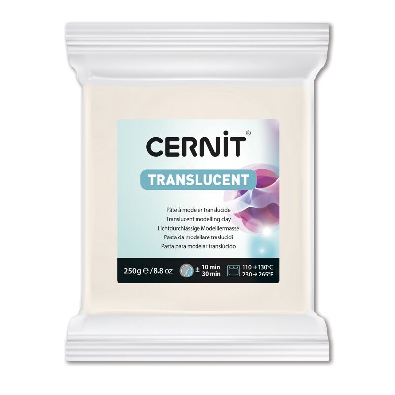 Cernit Translucent (transparan) Polimer Kil 250 Gr. 005 White