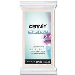 Cernit Translucent (Transparan) Polimer Kil 500 gr. 005 White