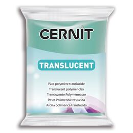 Cernit Translucent (Transparan) Polimer Kil 620 Emerald - 1