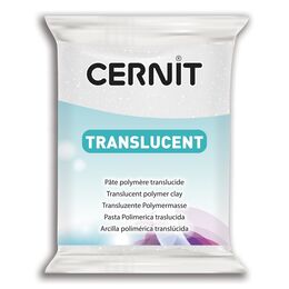 Cernit Translucent (Transparan) Polimer Kil 010 Glitter White