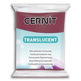 Cernit Translucent (Transparan) Polimer Kil 411 Wine Red