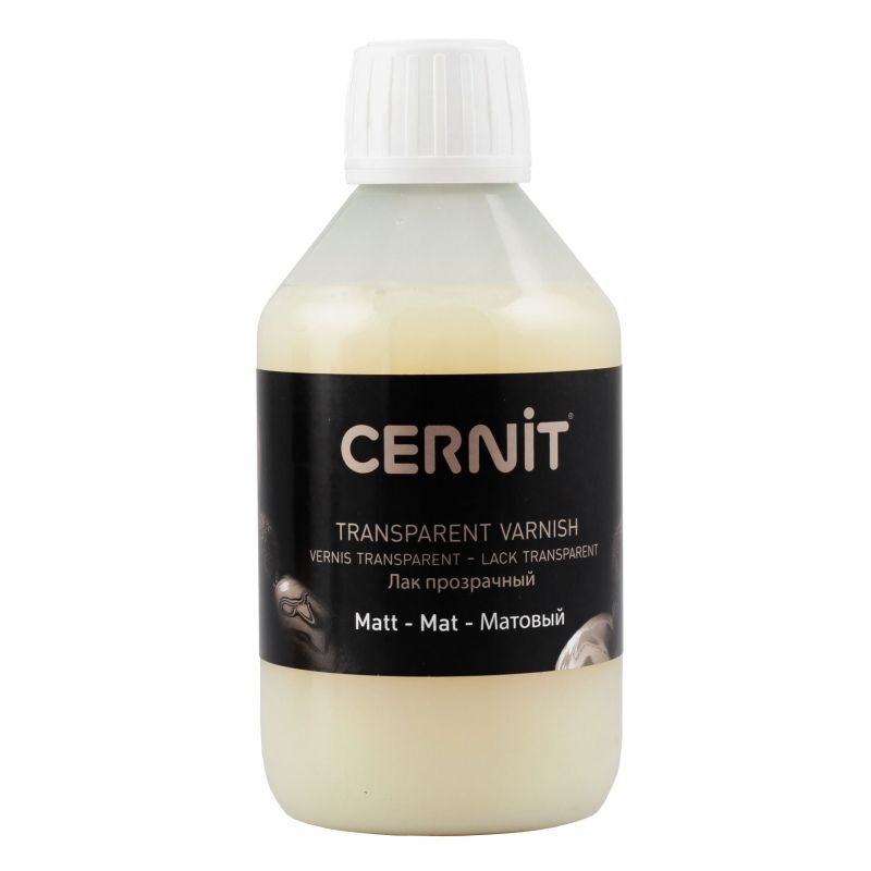Cernit Transparent Varnish Mat Polimer Kil Verniği 250 Ml.