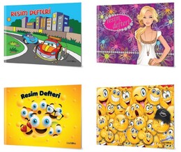 Çınar Dikişli Perforajlı (Koparılabilir) Resim Defteri Büyük Boy 21x29 cm. 40 yaprak - 3