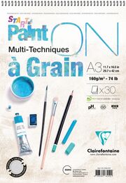 Clairefontaine Paint'On a Grain Start Eskiz Çizim Defteri 160 gr. A3 30 yp. - 1