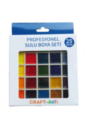Craft And Arts Tablet Sulu Boya Seti 25 Renk - Craft and Arts