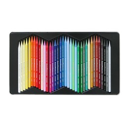 Cretacolor Aqua Monolith Ağaçsız Sulandırılabilr Aquarell Boya Kalemi Seti 36 Renk Metal Kutu - 2