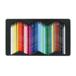 Cretacolor Aqua Monolith Ağaçsız Sulandırılabilr Aquarell Boya Kalemi Seti 36 Renk Metal Kutu - 2