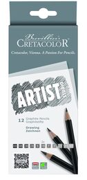 Cretacolor Artist Studio Graphite Drawing Pencils Dereceli Karakalem Eskiz Çizim Seti 12'li