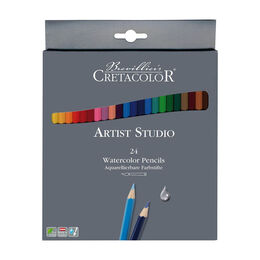 Cretacolor Artist Studio Watercolor Pencils Sulandırılabilir Boya Kalemi Seti 24 Renk - 1
