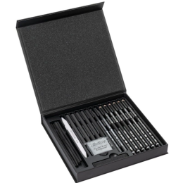 Cretacolor Black Box Premium Karakalem Eskiz Çizim Seti Hediyelik Kutu 20 Parça - 2