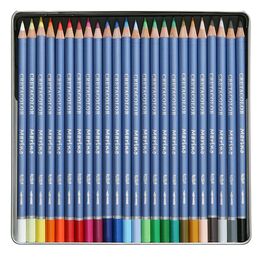 Cretacolor Marino Sulandırılabilir Aquarell Boya Kalemi Seti 24 Renk Metal Kutu - 2