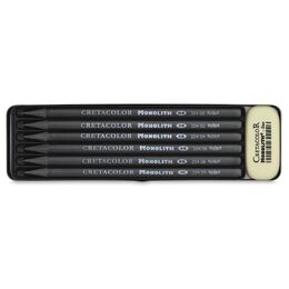 Cretacolor Monolith Graphite Ağaçsız Füzen Çizim Kalemi Seti 7 Parça Metal Kutu - 2