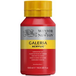 Winsor & Newton Galeria Akrilik Boya 500 ml. 095 Cadmium Red Hue