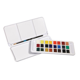 Daler Rowney Aquafine Travel Set Sulu Boya Seti 24 Renk Plastik Kutu - Thumbnail