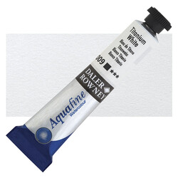 Daler Rowney Aquafine Tüp Sulu Boya 8 ml. 009 TITANIUM WHITE - 1