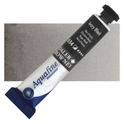 Daler Rowney Aquafine Tüp Sulu Boya 8 ml. 034 IVORY BLACK - 1