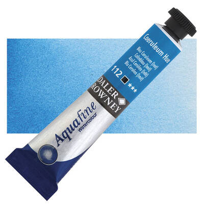 Daler Rowney Aquafine Tüp Sulu Boya 8 ml. 112 COERULEUM