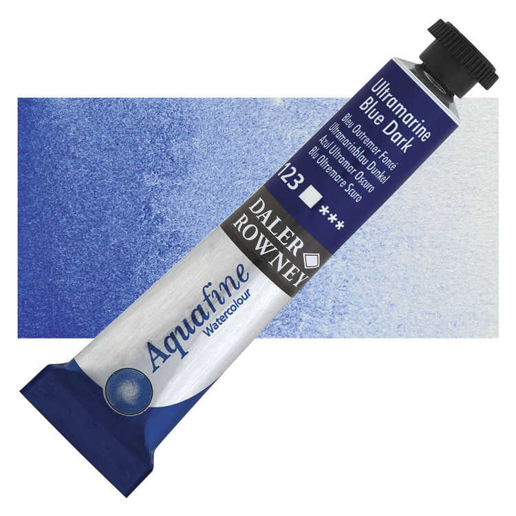 Daler Rowney Aquafine Tüp Sulu Boya 8 Ml. 123 Ultramarıne