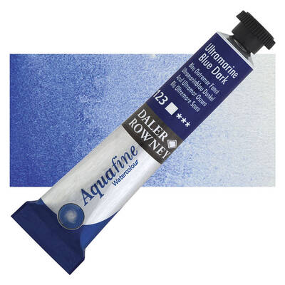 Daler Rowney Aquafine Tüp Sulu Boya 8 ml. 123 ULTRAMARINE