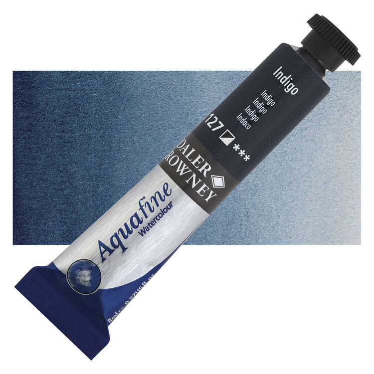 Daler Rowney Aquafine Tüp Sulu Boya 8 Ml. 127 Indıgo