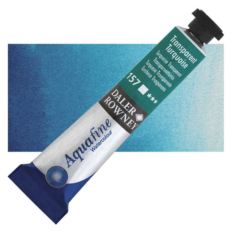 Daler Rowney Aquafine Tüp Sulu Boya 8 Ml. 157 Transparent Turquoıse