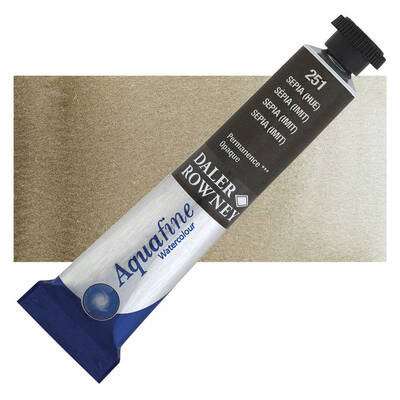 Daler Rowney Aquafine Tüp Sulu Boya 8 ml. 251 SEPIA HUE - 1