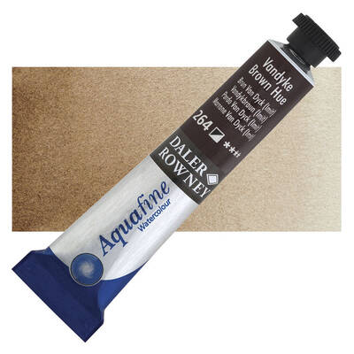 Daler Rowney Aquafine Tüp Sulu Boya 8 ml. 264 VANDYKE BROWN HUE - 1