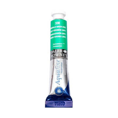 Daler Rowney Aquafine Tüp Sulu Boya 8 ml. 338 EMERALD GREEN HUE - 1