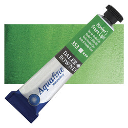 Daler Rowney Aquafine Tüp Sulu Boya 8 ml. 353 HOOKER'S GREEN LIGHT - 1