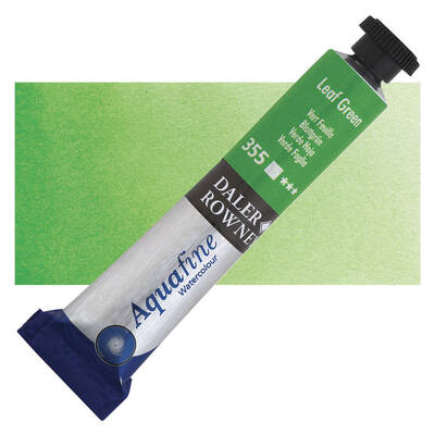 Daler Rowney Aquafine Tüp Sulu Boya 8 ml. 355 LEAF GREEN - 1