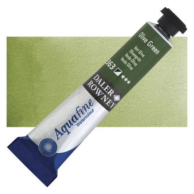 Daler Rowney Aquafine Tüp Sulu Boya 8 ml. 363 OLIVE GREEN - 1