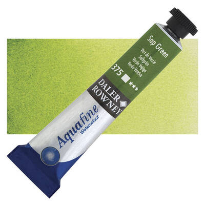 Daler Rowney Aquafine Tüp Sulu Boya 8 ml. 375 SAP GREEN - 1