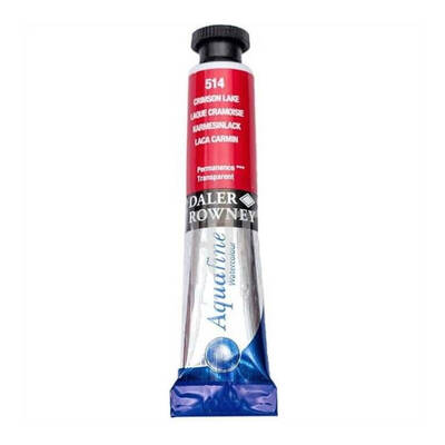 Daler Rowney Aquafine Tüp Sulu Boya 8 ml. 514 CRIMSON LAKE - 1