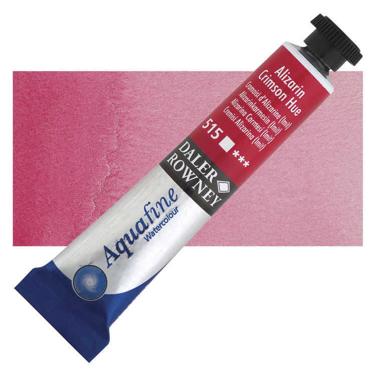 Daler Rowney Aquafine Tüp Sulu Boya 8 Ml. 515 Alızarın Crımson