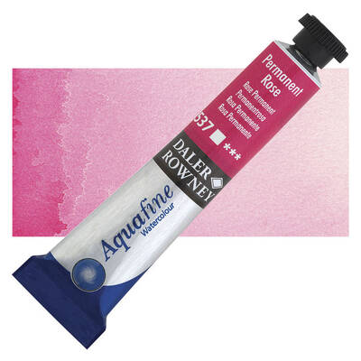 Daler Rowney Aquafine Tüp Sulu Boya 8 ml. 537 PERMANENT ROSE - 1