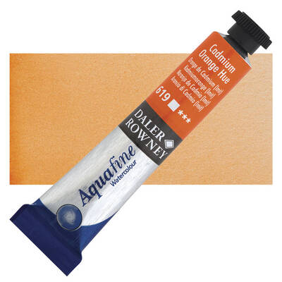 Daler Rowney Aquafine Tüp Sulu boya 8 ml. 619 CADMIUM ORANGE HUE - 1