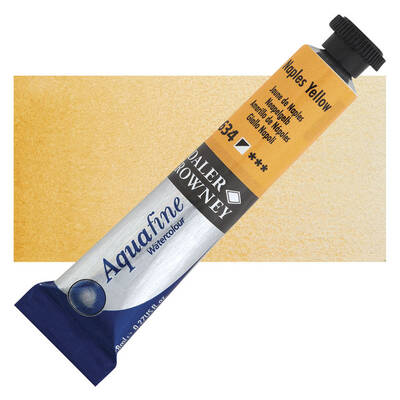 Daler Rowney Aquafine Tüp Sulu Boya 8 ml. 634 NAPLES YELLOW - 1