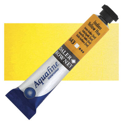 Daler Rowney Aquafine Tüp Sulu Boya 8 ml. 643 INDIAN YELLOW HUE