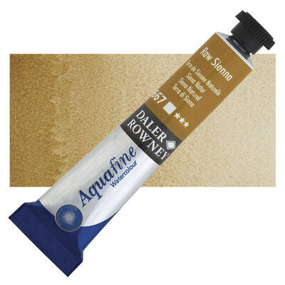 Daler Rowney Aquafine Tüp Sulu Boya 8 ml. 667 RAW SIENNA - 1