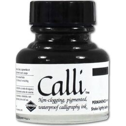 Daler Rowney Calli Kalıcı Kaligrafi Mürekkebi 29.5 ml. Siyah