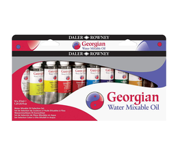 Daler Rowney Georgian WMO Sulandırılabilir Yağlı Boya Seti Selection Set 10 Renk x 37 ml. - Thumbnail