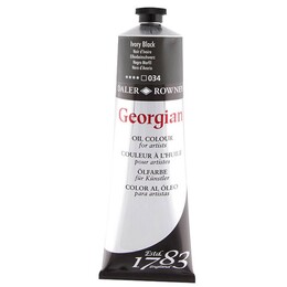 Daler Rowney Georgian Yağlı Boya 225 ml 034 Ivory Black - 1