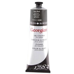 Daler Rowney Georgian Yağlı Boya 225 ml 034 Ivory Black - 1