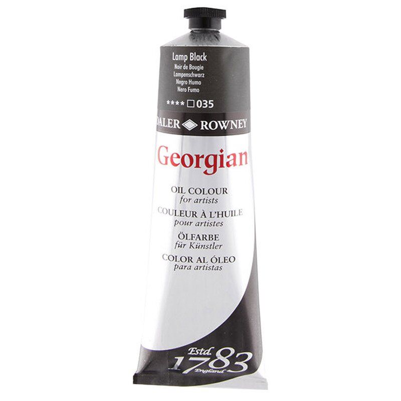 Daler Rowney Georgian Yağlı Boya 225 Ml 035 Lamp Black