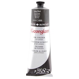 Daler Rowney Georgian Yağlı Boya 225 ml 035 Lamp Black - 1