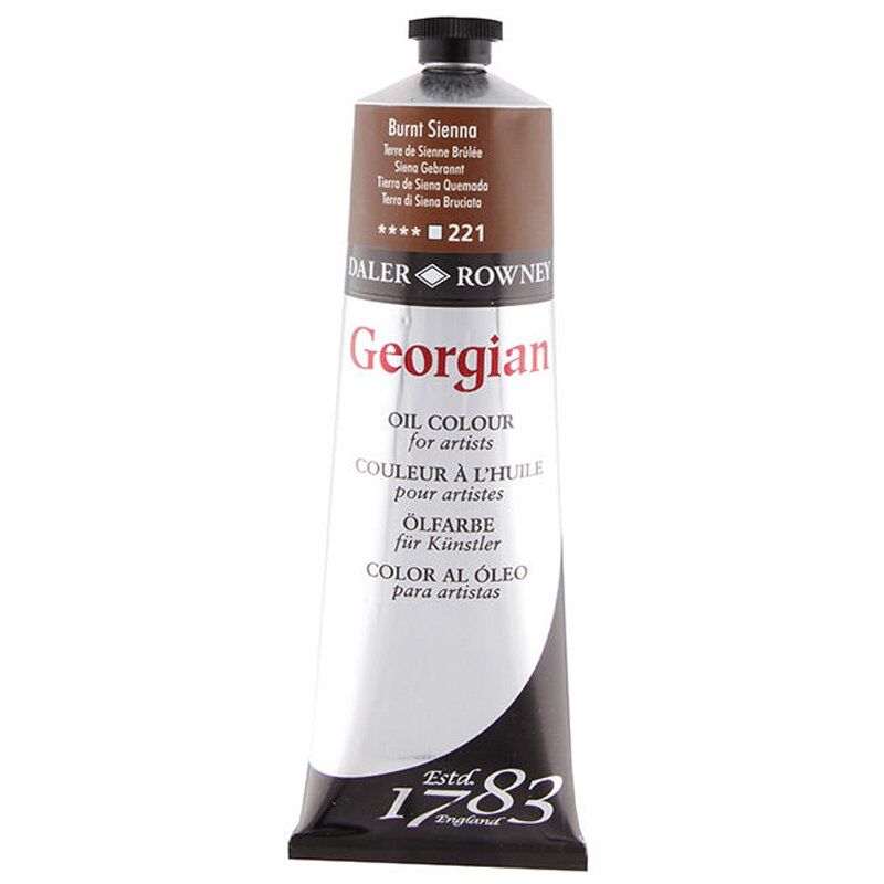 Daler Rowney Georgian Yağlı Boya 225 Ml 221 Burnt Sienna