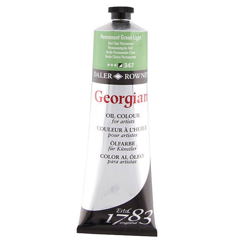 Daler Rowney Georgian Yağlı Boya 225 Ml 347 Permanent Light Green