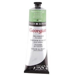 Daler Rowney Georgian Yağlı Boya 225 ml 347 Permanent Light Green - 1