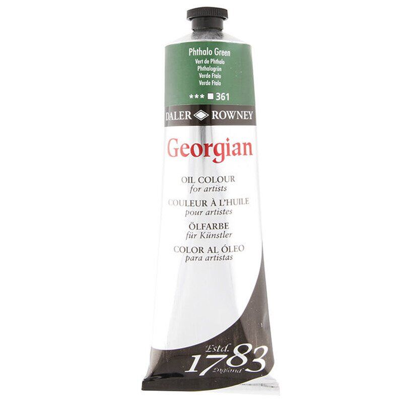 Daler Rowney Georgian Yağlı Boya 225 Ml 361 Phthalo Green
