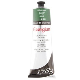 Daler Rowney Georgian Yağlı Boya 225 ml 361 Phthalo Green - 1